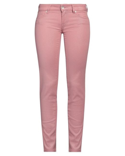 Jacob Cohen Pink Pants Cotton, Elastane