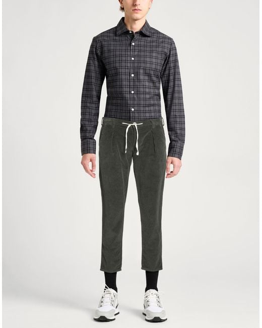 Jeckerson Gray Cotton Tapered Men Casual Pants main image 1
