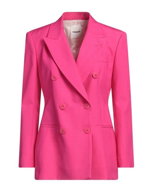 Sandro Pink Blazer