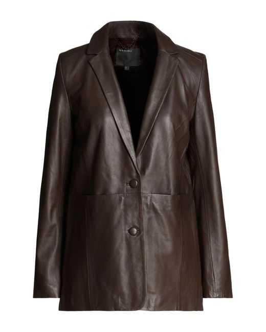 Muubaa Brown Overcoat & Trench Coat