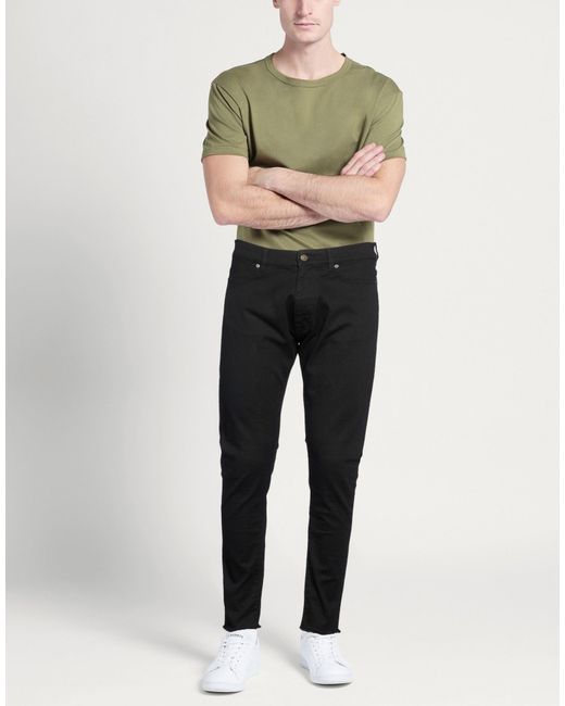 424 Black Jeans Cotton, Elastane, Polyester for men