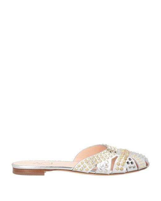 Agl Attilio Giusti Leombruni White Mules & Clogs