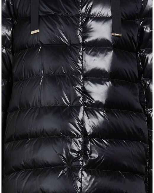 Herno Black Puffer Polyamide, Silk, Cashmere