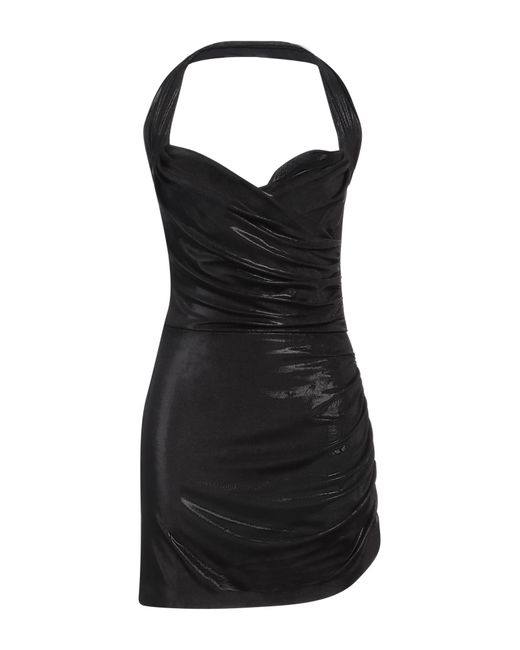 Norma Kamali Black Mini-Kleid
