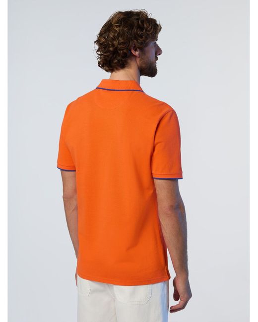 North Sails Poloshirt in Orange für Herren
