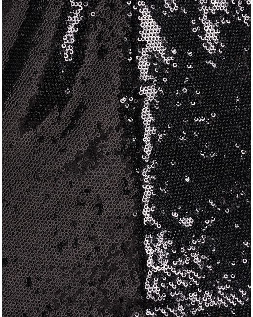 SIMONA CORSELLINI Black Bodysuit Polyester, Polyamide, Viscose, Elastane