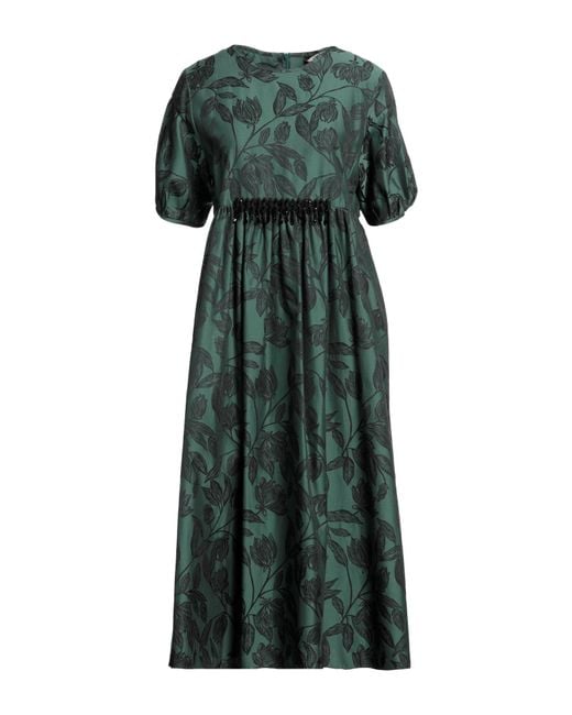 Max Mara Green Midi Dress