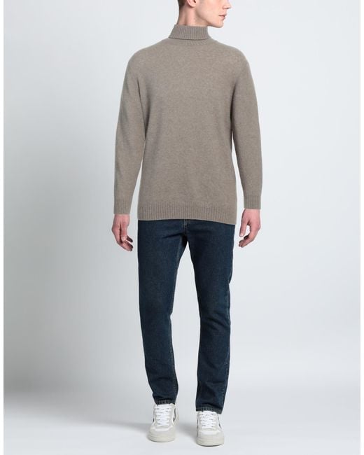 FILIPPO DE LAURENTIIS Gray Turtleneck for men