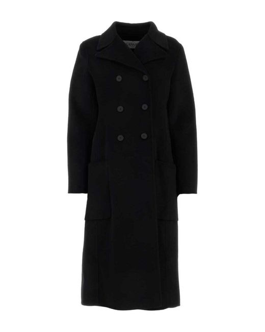 Manteau long Lanvin en coloris Black