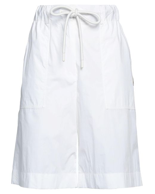 Moncler White Shorts & Bermuda Shorts