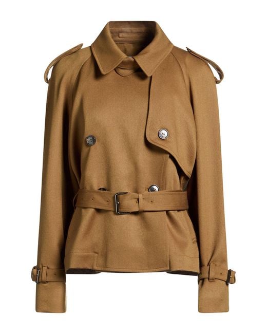 Dries Van Noten Brown Khaki Jacket Wool