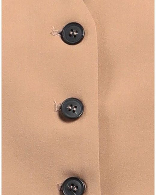 Kaos Blue Camel Tailored Vest Polyester, Viscose, Elastane
