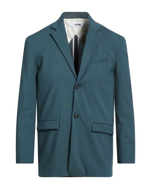 Grifoni Blue Blazer for men