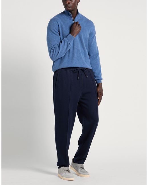 Cuello alto Brunello Cucinelli de hombre de color Blue