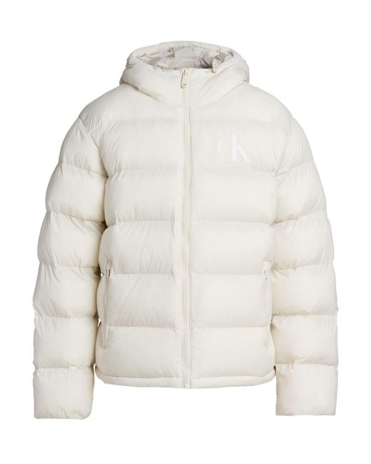 Calvin Klein White Puffer Polyamide for men