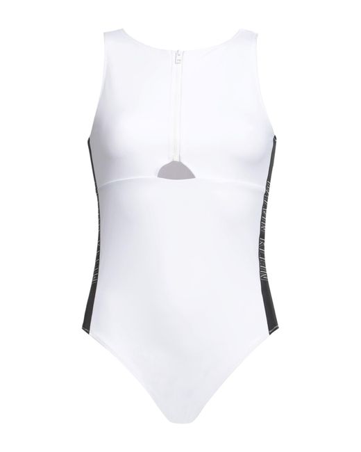 Calvin Klein White One-piece Swimsuit