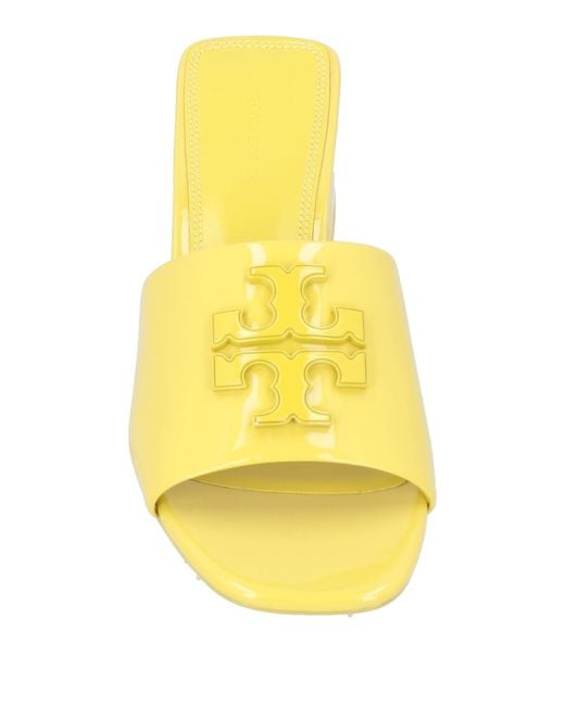 Tory Burch Yellow Sandals