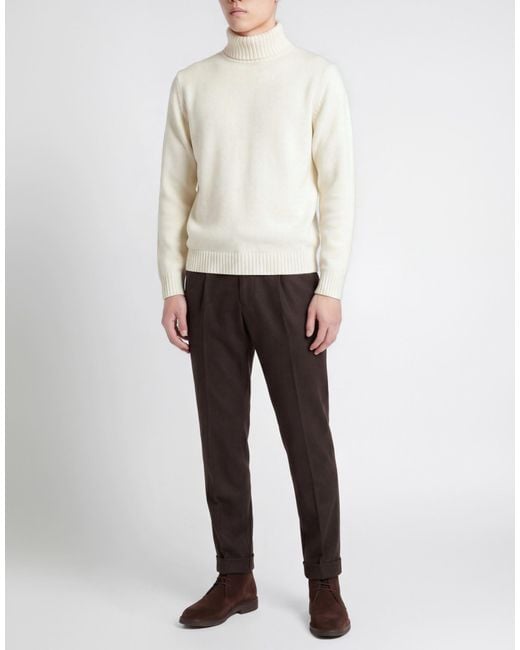 Zanone White By Slowear Turtleneck Virgin Wool for men