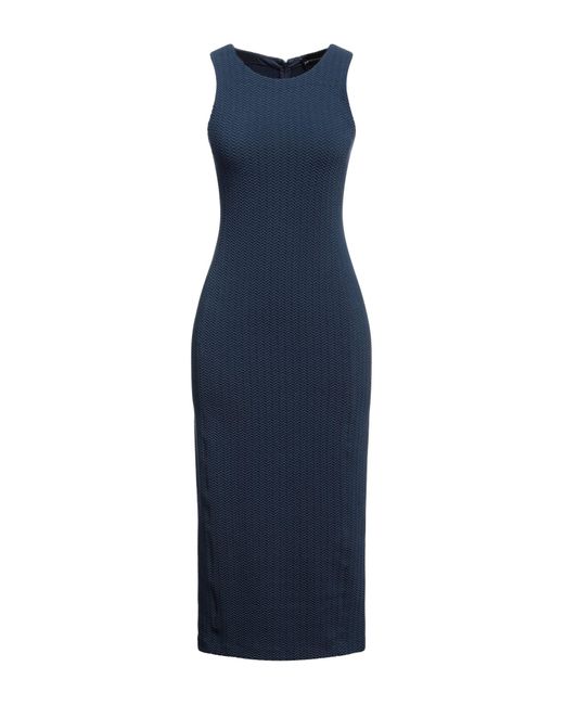 Emporio Armani Blue Midi Dress