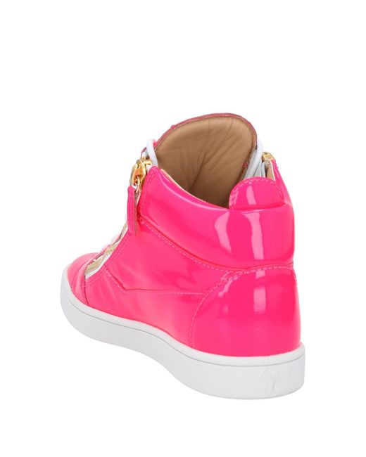 pink giuseppe zanotti sneakers