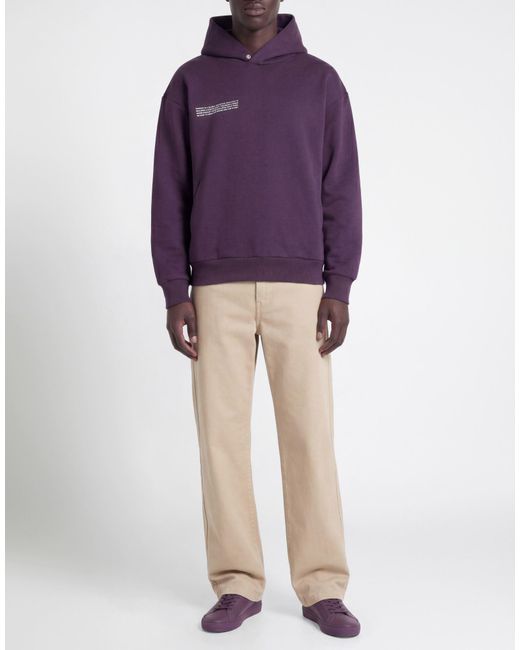 PANGAIA Purple Sweatshirt Organic Cotton, Recycled Cotton for men