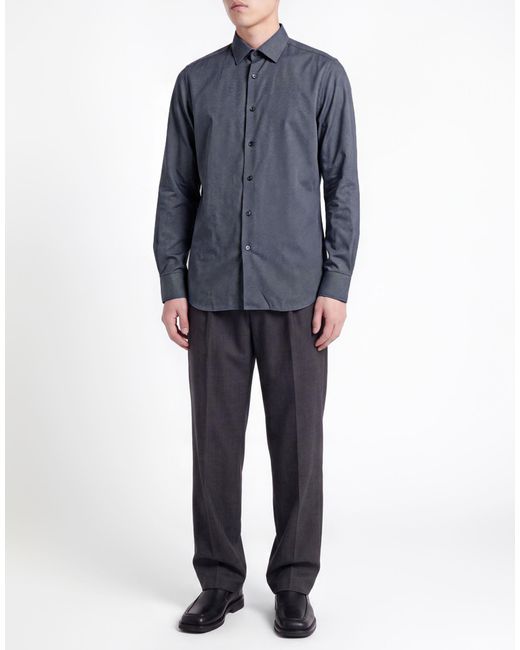 Robert Friedman Blue Shirt Cotton for men