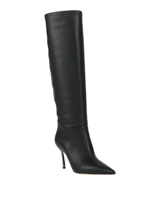 Casadei Black Boot Leather