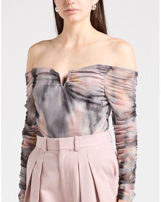 ViCOLO Gray Top Polyester, Elastane