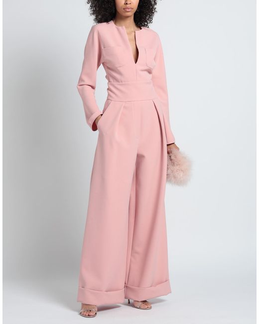Co.Go Pink Jumpsuit Recycled Polyester, Elastane