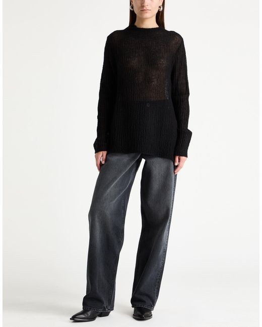 Shirt C-zero Black Turtleneck Wool