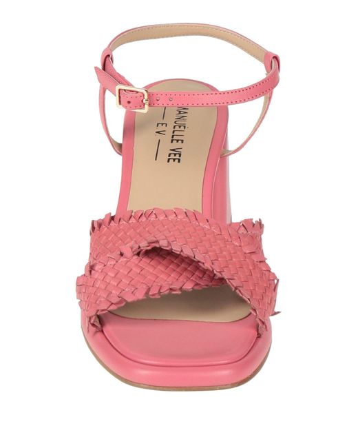 Emanuélle Vee Pink Sandals