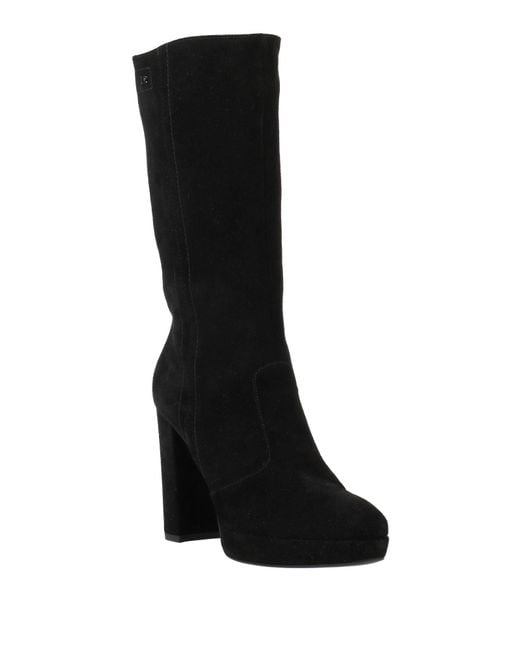 Nero Giardini Black Boot Leather