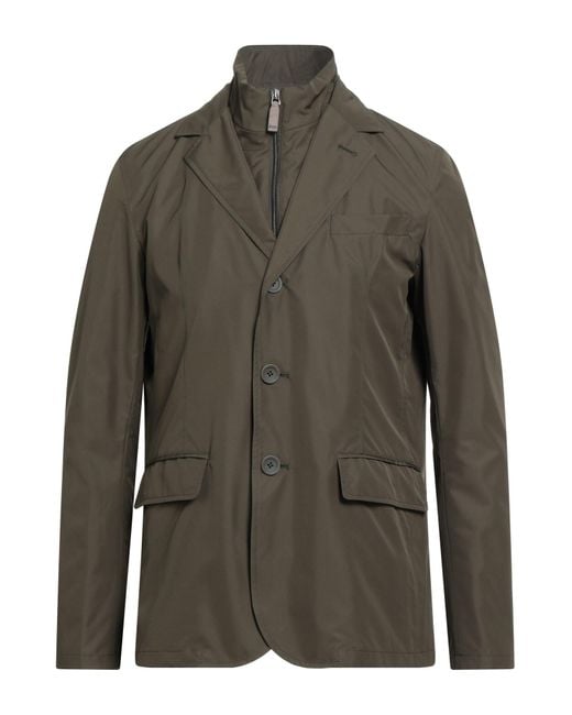 Herno Green Jackets for men