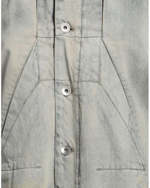 Rick Owens Blue Jeansjacke/-mantel