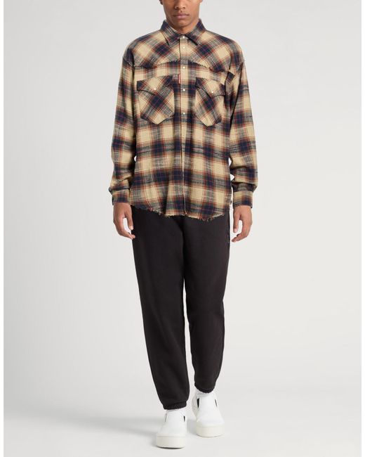 DSquared² Brown Shirt Cotton for men