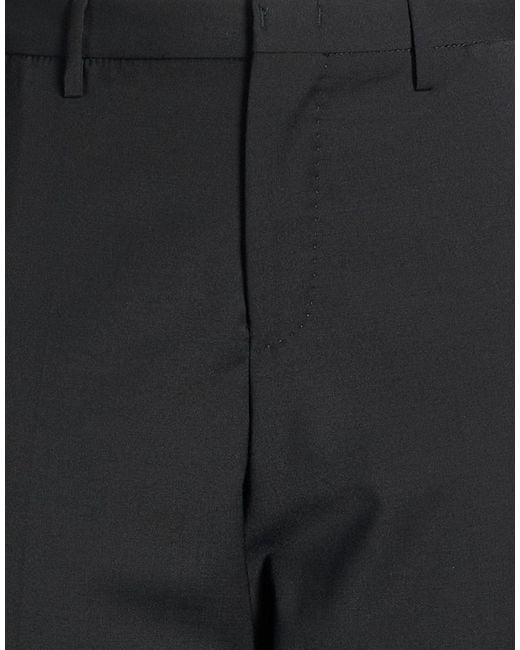 PT Torino Black Pants Polyester, Wool, Elastane