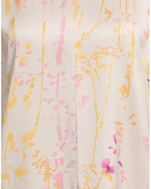 Agnona Natural Midi-Kleid