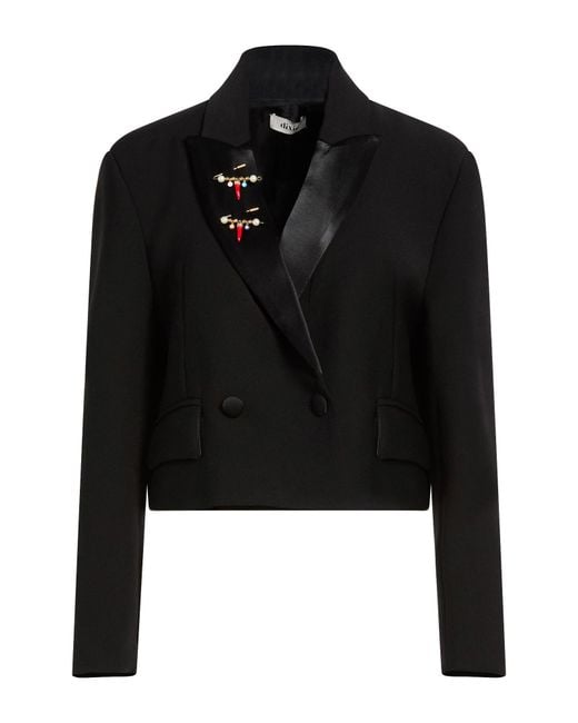 Dixie Black Blazer Polyester, Viscose, Elastane