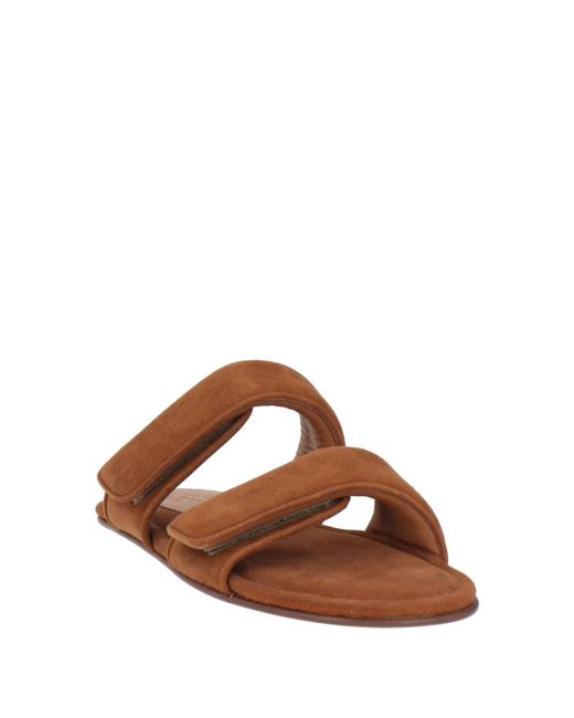 Gia Borghini Brown Sandals Leather