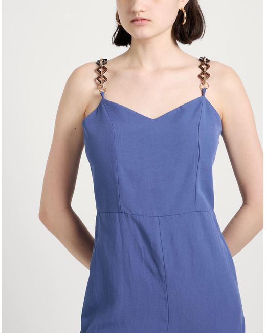 White Wise Blue Jumpsuit