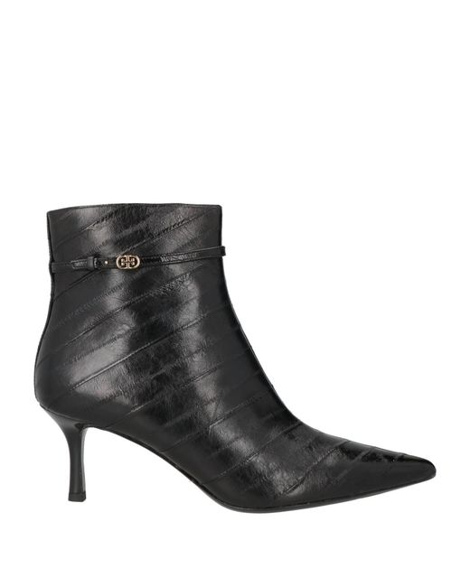 Tory Burch Black Ankle Boots Leather