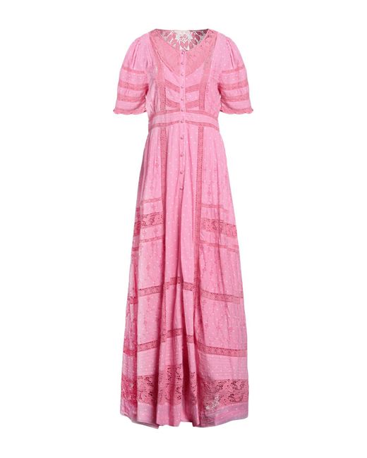 LoveShackFancy Pink Maxi Dress