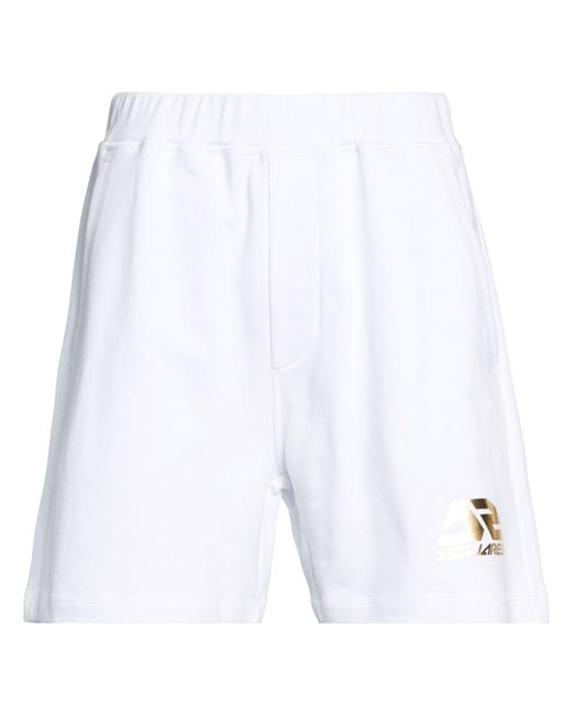 DSquared² White Shorts & Bermuda Shorts for men