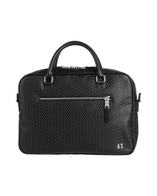 ARMANI EXCHANGE Black Handbag for men