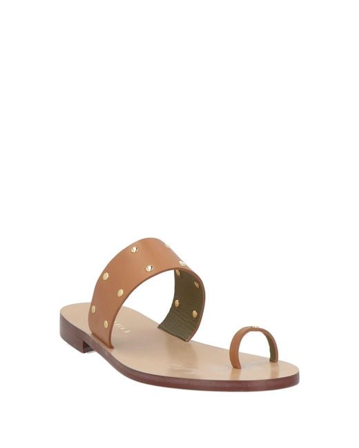 MARIA LUCA White Thong Sandal