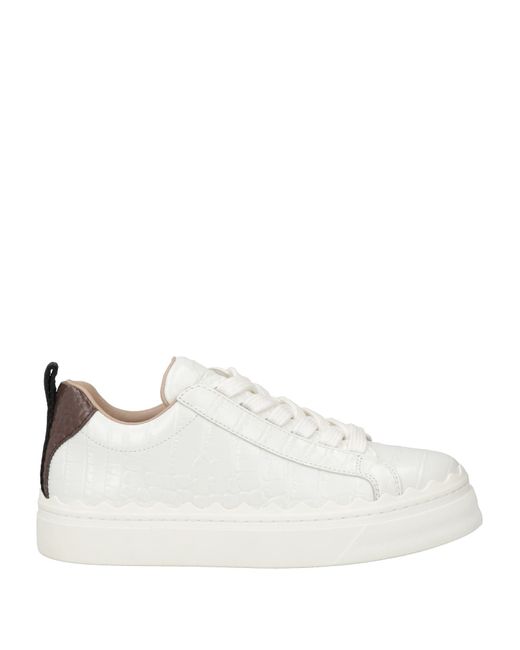 Chloé White Sneakers Leather