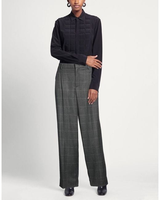 Rossi Gray Pants Viscose, Polyester, Virgin Wool, Elastane