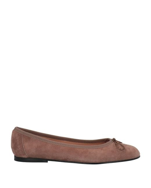 Status Brown Ballet Flats