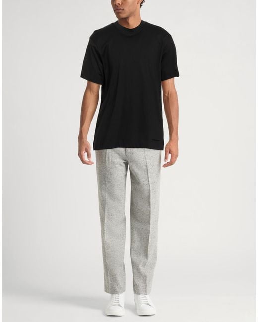 Emporio Armani Black T-Shirt Cotton for men