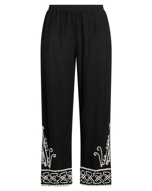 Skall Studio Black Pants Linen